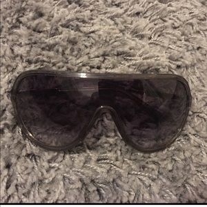 Giorgio Armani Grey Aviator Sunglasses